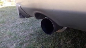 звук выхлопа на 63 трубе subaru legacy b4