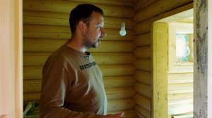 Отделка бани из бревна 6х6 метров, фасады и внутренняя отделка