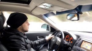 INFINITI FX45 разгон до сотни