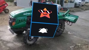 Минитрактор Файтер Т15 с почвофрезой.mp4