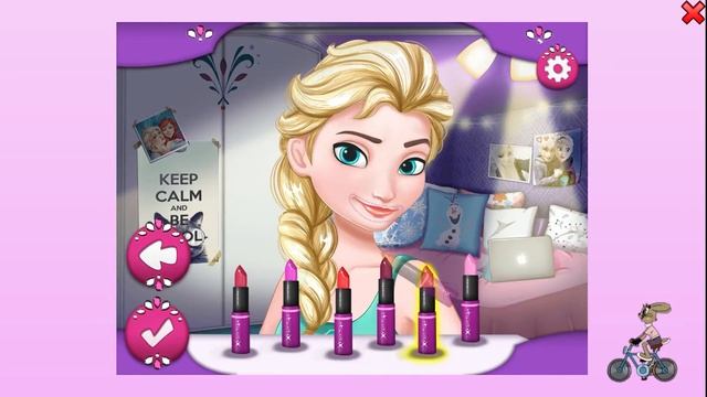 Эльза и Анна в салоне красоты, Холодное сердце игра для девочек  | Elsa and Anna at the beauty salo