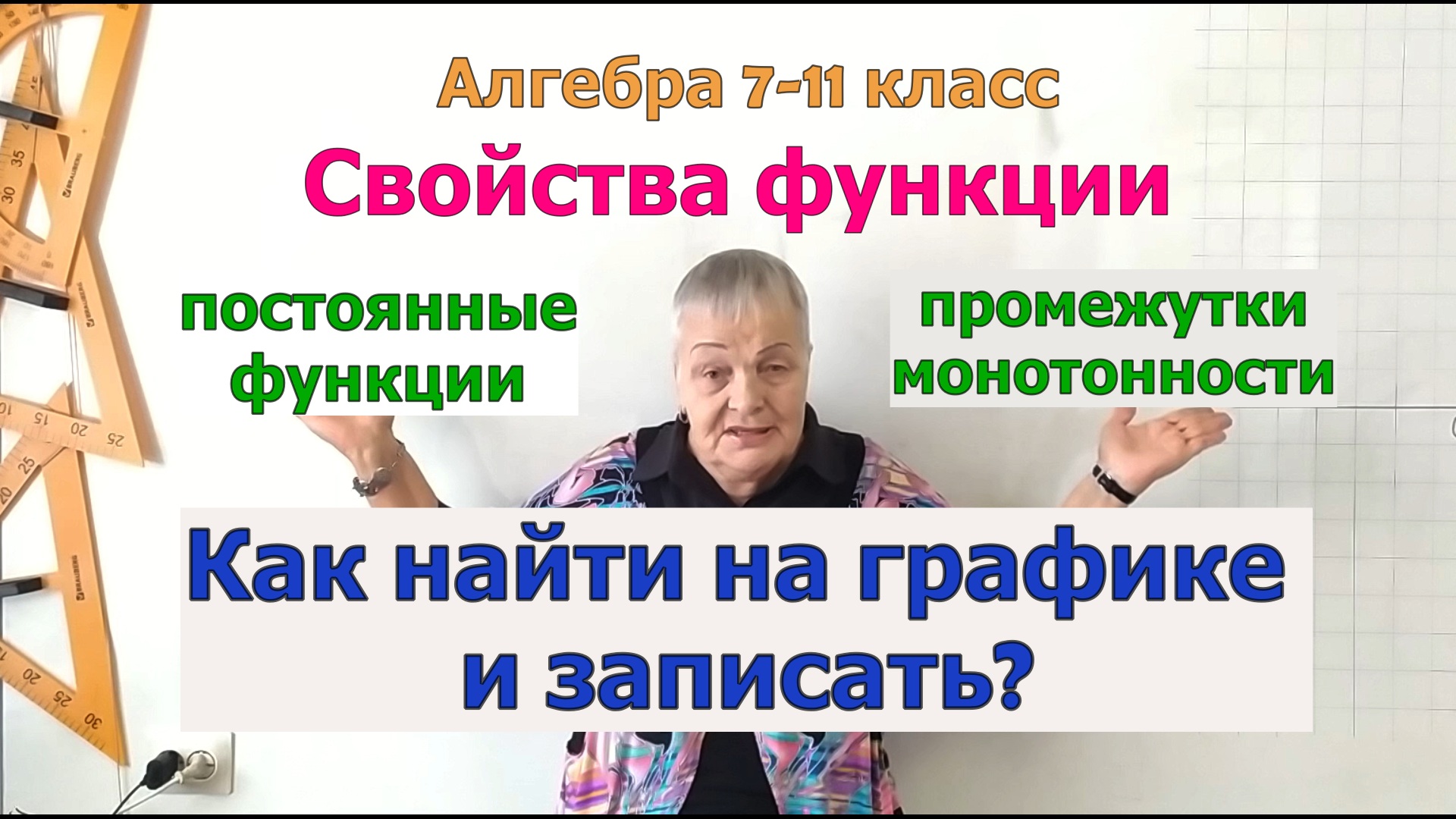 Промежутки монотонности – промежутки возрастания и убывания. Постоянные функции