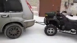 Жёсткая сцепка для квадроцикла