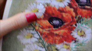 МК Вышивка лентами РОМАШКА