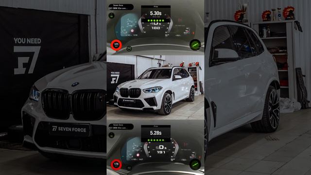 BMW X5M 4.4л 625 лс на stage 1 от Seven Force