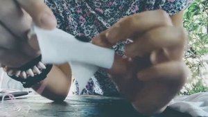 Как вышить пуговицу на ткани/вышивание пуговицы