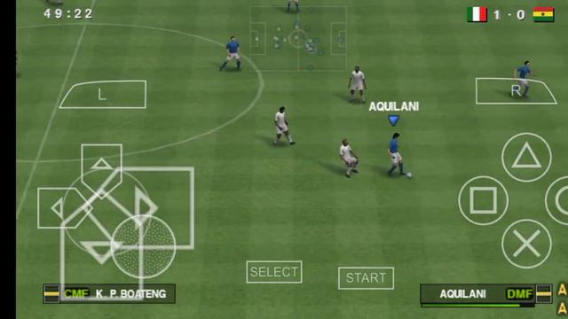 Italy vs Ghana - International Cup PES 2012 PPSSPP | PSP Emulator Android смотреть онлайн