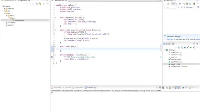 Data Structures and Algorithms in JAVA Part 2   Stack