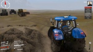 SpinTires 2 сезон 6 испытание Канава ХТЗ тянем
