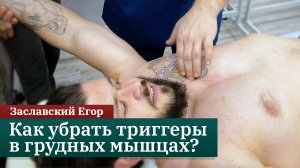 Как убрать триггеры в грудных мышцах? МФБС. Заславский Егор