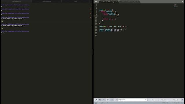 Create a Function with Separate Parameters | Programming Interview Questions, JavaScript/PHP