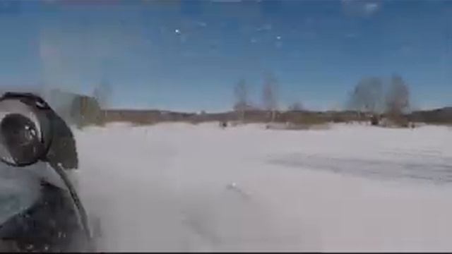 Весенние покатушки на снегоходах Март 2018г x264 смотреть онлайн