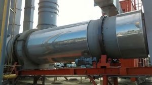Конвейер подачи и сушильный барабан АБЗ D&G Machinery.