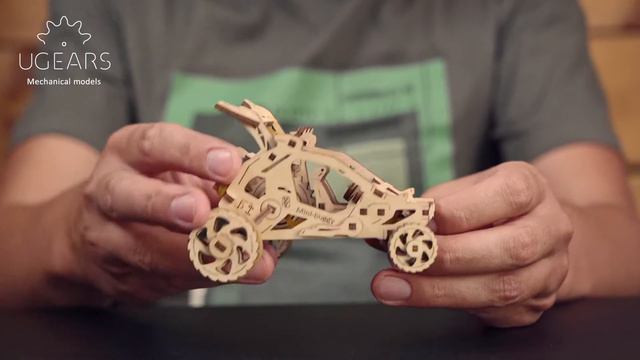 Mini Buggy UGEARS смотреть онлайн