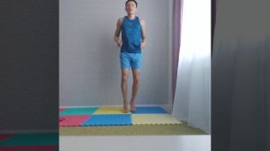 Имитация прыжка на скакалке