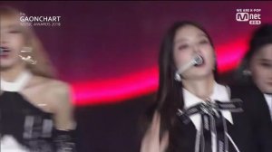 BLACKPINK - 'DDU-DU DDU-DU' + 'FOREVER YOUNG' in 2019 Mnet Gaon Chart Music Awards