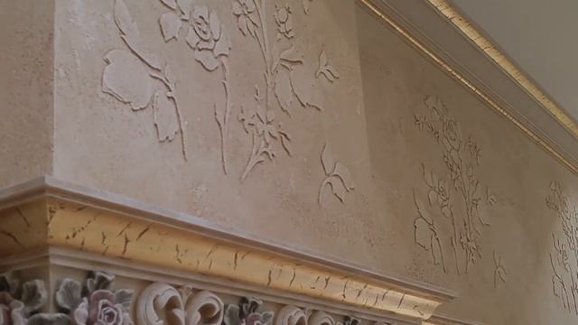 роспись, патинирование декора в интерьере смотреть онлайн