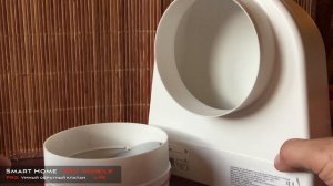 Умная вентиляция - без умных устройств. Вентиляционный клапан. Умный дом. Серия 90
