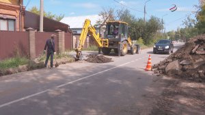 На улице Российской начался ремонт