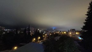 Таймлапс. 🌇 Закат и облака над Тбилиси 🌥️. Вид на Мтацминду / Timelapse sunset & clouds in Tbilisi
