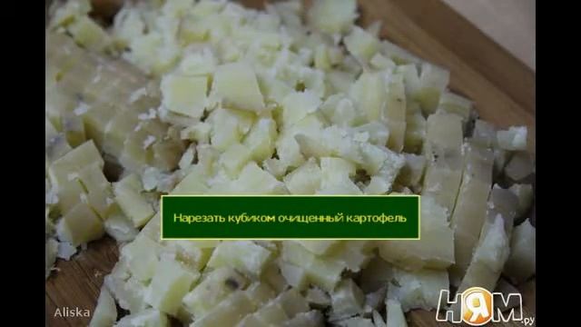 Картофельный салат с огурцами по монастырски смотреть онлайн