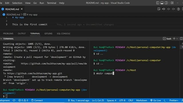 Commit code from Github to private Gitlab смотреть онлайн