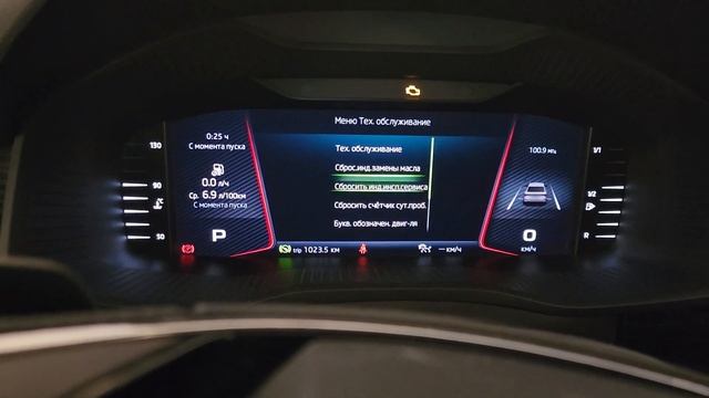 Kodiaq, сброс инспекционного и масляного сервиса кнопками руля смотреть онлайн