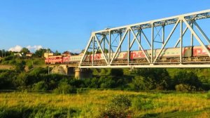 Тепловоз ТЭП70-0567 с поездом №286 Красный Узел-Нижний Новгород (г.Арзамас, Нижегородская обл.)