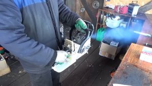 stihl 260 , необычный карбюратер