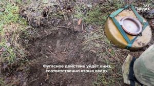 Эксклюзивные кадры - как сапёры на СВО уничтожают вражеские мины_