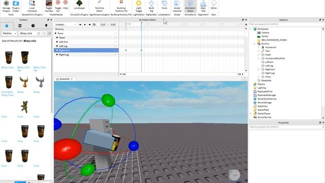 КАК СДЕЛАТЬ АНИМАЦИЮ ПРЕДМЕТА В РОБЛОКС СТУДИО В (2021 ГОДУ!) смотреть онлайн