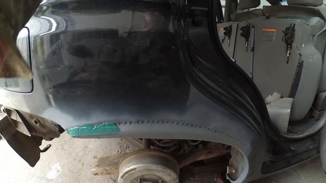 Ремонт задних арок на Шевроле Такума. смотреть онлайн