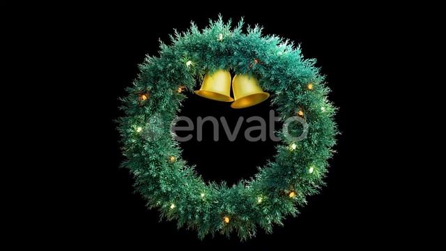 Christmas 2024 wreath with alpha channel | Motion Graphics template - Envato elements смотреть онлайн