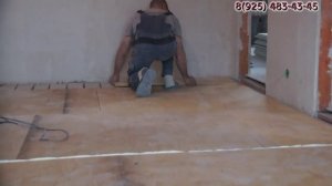 Сухая стяжка, сухая стяжка пола, насыпной пол.