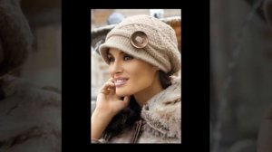 Модели вязания.Вязаная дамская шляпка с полями.Идеи.