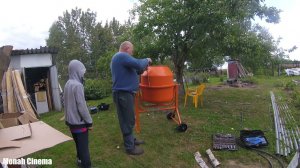 Сборка Бетон смесителя СТРОЙМАШ БСЛ 200 л 1000 Вт