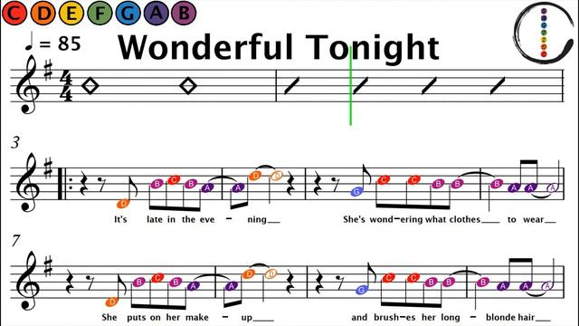 How to Play Wonderful Tonight on Alto Saxophone | Easy Beginner Sheet Music смотреть онлайн
