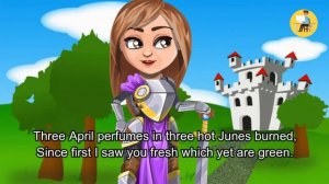 [Animation] Female Knight; Sonnet 104 by William Shakespeare