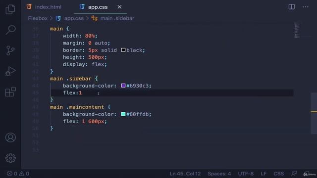 #37 Flex Shorthand | The Web Developer Bootcamp 2021 | Complete Web development | #webdeveloper #co