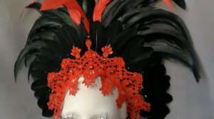 Воротник и корона из перьев #ЛисьяМастерская