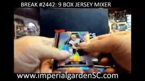 BREAK #2442: 9 BOX MIXER JERSEY DERLUXE V8, STATURE,SPX,ULTIMATE S1 S2, STAT, METAL UNIVERSE, SPA