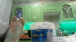 ДЕКОР бутылок ШПАТЛЕВКОЙ и ЯИЧНОЙ СКОРЛУПОЙ.