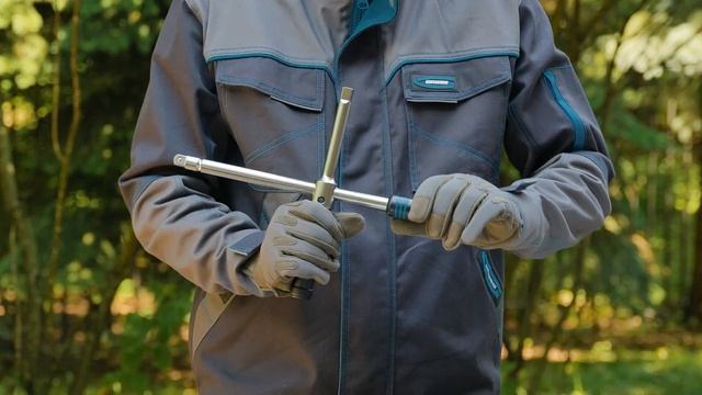 Ключ крест баллонный, складной с изменяющимся рычагом, CrV, хромир Gross, 14270 смотреть онлайн