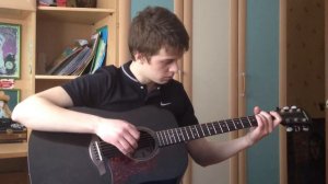 Вова играет на гитаре 3. Рамштайн, Металлика.