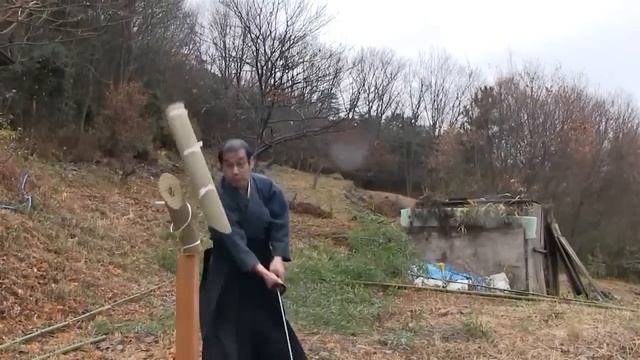 Тестирование Японский меч Катана...