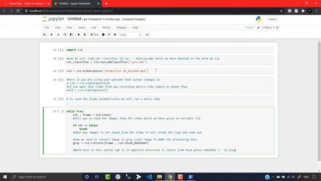 Car Detection App using OpenCV in just 16 Lines of Code