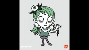 Drawing time lapse - Wendy (Don't Starve)