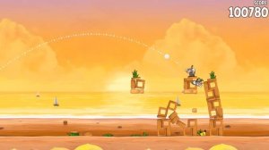 Angry Birds Rio - Golden Beachball. Level 5. 3 stars. [HD]