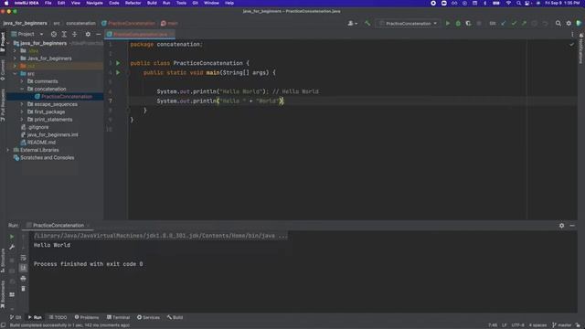 05 String concatenation смотреть онлайн