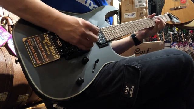 Sound Demo Ibanez RG320EXZ-BKF 6 String Meranti Body Electric Guitar Black Flat смотреть онлайн